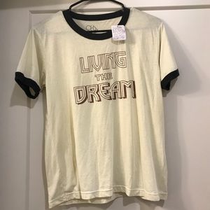 Free people living the dream tshirt
